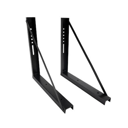 Mytee Products Tool Box Brackets Underbody Toolbox Kit Weld-On Mounting Truck 24inH x 24inD MBTR24