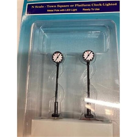 Rockisland N Scale Town Square Lighted Clock RIH013201