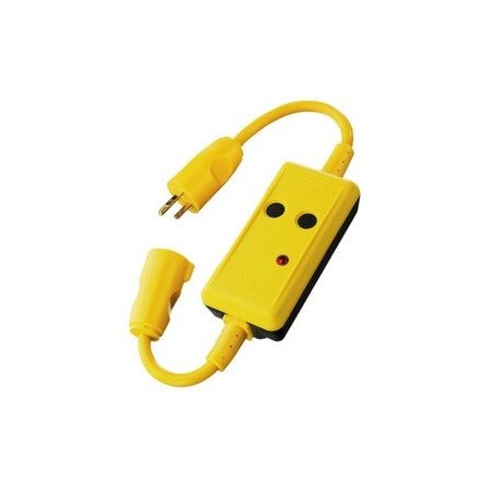 Hubbell 15A 120V Ground Fault Circuit Interrupter Replacement Plug GFCI115