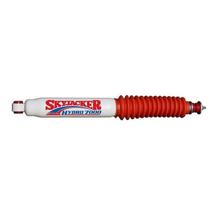 Superjock 7500 Single Steering Stabilizer, White With Red Boot SU651426