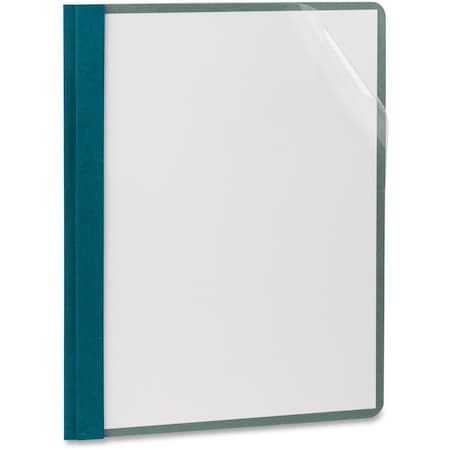 Tops Business Forms Oxford, Earthwise By Oxford Recycled Clear Front Report Covers, Letter Size, Blue, 25PK 57872