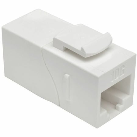 Tripp Lite CAT6A STRAIGHT THROUGH MODULAR IN LINE SNAP -IN COUPLER RJ45 F/F N235-001-WH-6AD