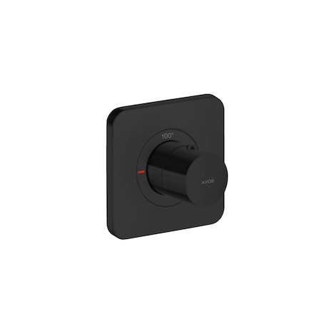 Axor Citterio E Thermostatic Trim 5" x 5" in Matte Black 36702671