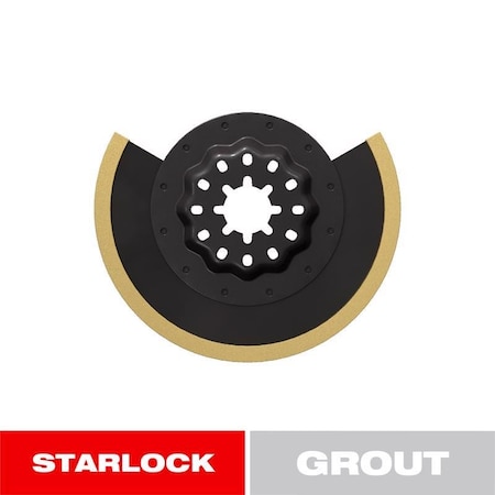 Diablo 3-3/8in. Starlock Carbide Grit Oscillating Blade for Grout DOS3375RCGX