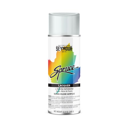 Seymour Of Sycamore Seymour Spruce Lacquer Spray Paint, Glos 98-31