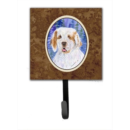 Carolines Treasures Clumber Spaniel Leash Holder Or Key Hook SS8008SH4