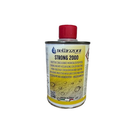 Bellinzoni Strong 2000 - 250 ml. Silane/Siloxane Based Protective Water Repellent and Consolidant. BS2000250