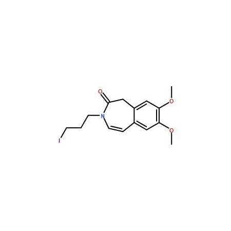 Ak Scientific 1, 3-Dihydro-3-(3-iodopropyl)-7, 8-dimethoxy-2H-3-benzazepin-2-one (25g), CAS 148870-57-9 X4820-25g