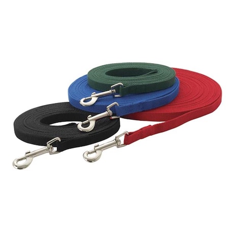 Petpath Cotton Web Training Lead 30 Ft Red PE113961