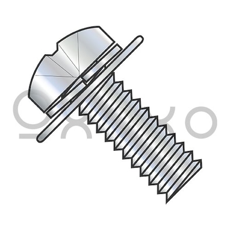 Diablo M3X14W7 JIS B1188 Phil Pan Split Washer Flat Washer Sems M/S Zinc And Bake, 3000PK 369947