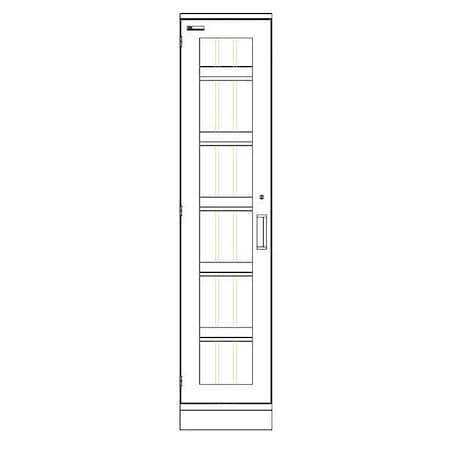 Capsa Healthcare Stationary Medical Cabinets LS-XT2719-G-SHELF
