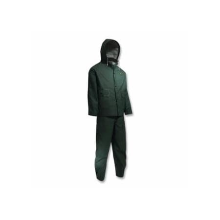 Onguard Sitex 3-Pc Rain Suit with Detachable Hood Jacket/Bib Overalls, 0.35 mm Thick,  868-7660000.2X