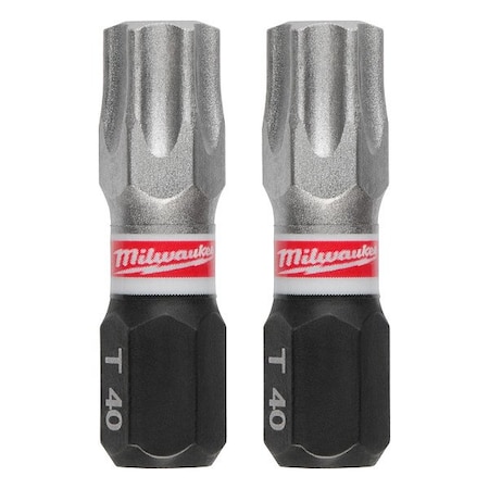 Milwaukee Tool Insert Bit, Black Oxide, Impact, PK25 48-32-4138