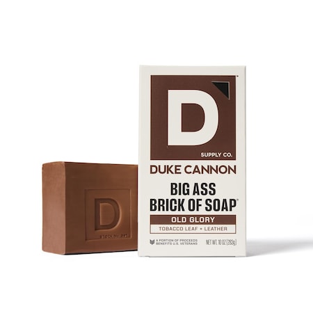 Duke Cannon Duke Cannon Big Ass Brick of Soap Leaf & Leather Scent Bar Soap 10 oz 1 pk BSBA-LFLR10