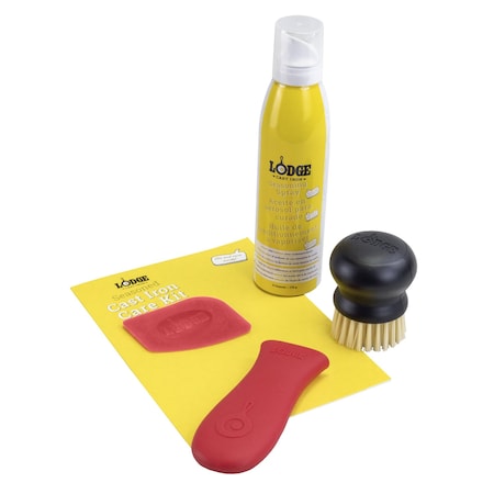 Lodge Seasoned Cast Iron Care Kit, 4PK A-CAREC1