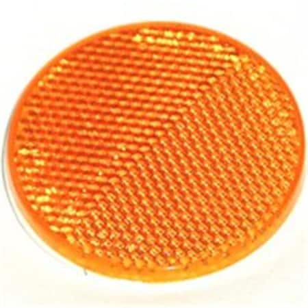Us Hardware RV658C 2 in. Amber Reflector 6448633