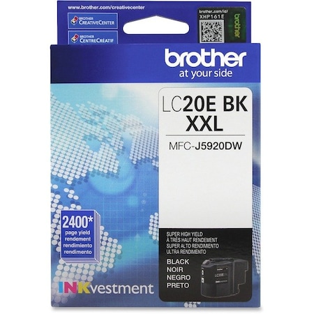 Brother Super High Yield Black Ink Cartridge LC20EBK