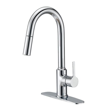 Boston Harbor Contemporary Pull-Down Kitchen Faucet, 1.8 gpm, 1 -Faucet Handle, 1 or 3 Hole -Faucet Hole FP4AF227CP