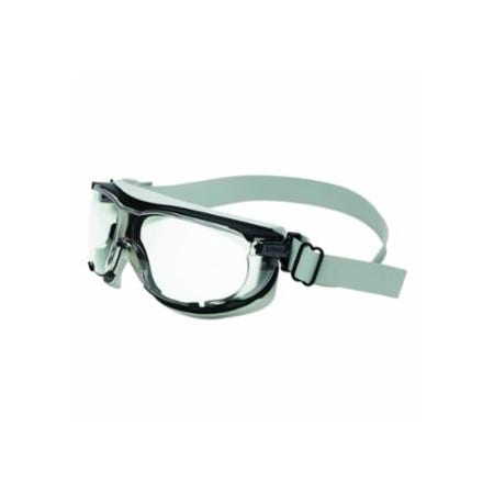 Uvex Carbonvision, Safety Goggle, Clear Lens, Black/Gray Frame, Dura-Streme, Fabric 763-S1650DF