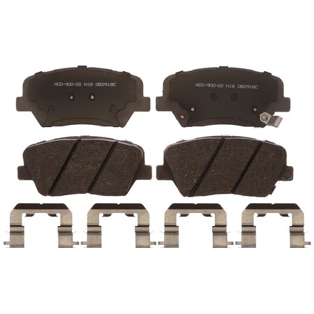 Acdelco PAD KIT FRT DISC BRK, Disc Brake Pad Set,  14D1432CHF1