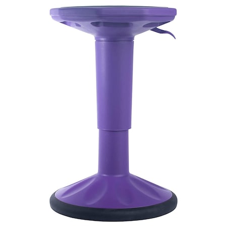 Bintiva Height Adjustable Wobble Stool, Purple SC-ADWOBSTL-PUR-BT