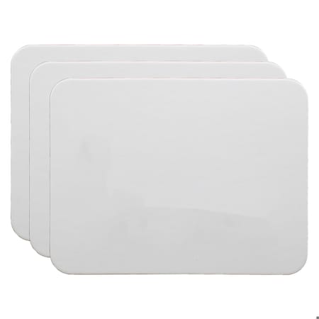 Flipside Two-Sided Magnetic Dry Erase Board, Blank/Blank, 9in. x 12in., 3PK ER10077-3