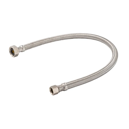 Proline Series 3/8-in COMP x 1/2-in FIP x 20-in Braided Stainless Steel Faucet Supply Line 496-003
