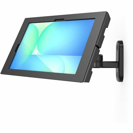 Compulocks GALAXY TAB S10 FE+ 13.1, APEX ENCLOSURE SWING WALL MOUNT - BLACK - EXPOSED FRONT 827B131GAPXB