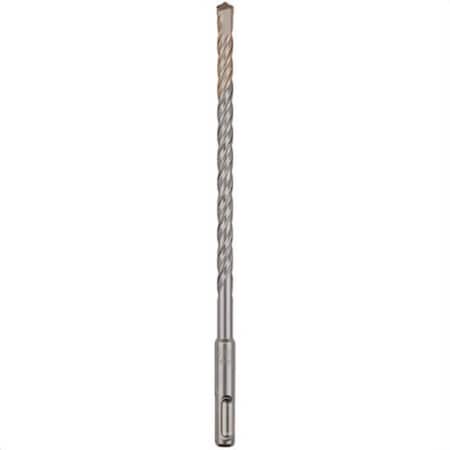 Black+Decker Masonry Drill Bit, 2-Cutter, 7/16 in Drill Bit, Round Cutting, 25/64 in Shank DW5433