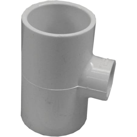 Genova LASCO Reducing Pipe Tee, 112 x 1 in, Slip, PVC, SCH 40 Schedule 401211BC