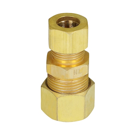 Everflow 3/8" x 1/4" O.D. COMP Reducing Union Pipe Fitting; Lead Free Brass C62R-3814-NL