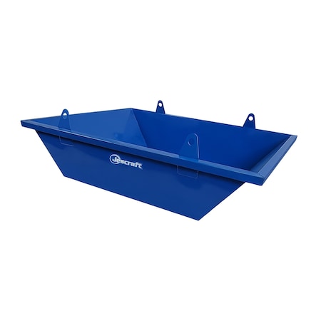 Jescraft Trash Tray 15 cu. ft. Volume Cap., Steel, Blue TT-6048-15