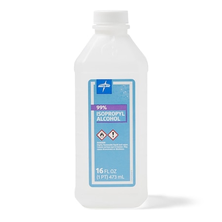 Medline 99% Isopropyl Alcohol, 16 oz., 12PK MDS098013
