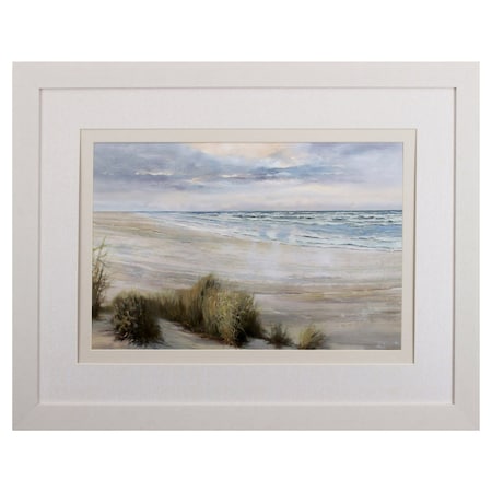 Homeroots Peaceful Beach Landscape Wall Art 401447