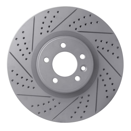 Dynamic Friction Co DFC Geoperformance Rotor - Drilled and Slotted 830-11021R