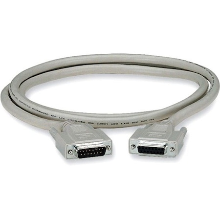 Black Box Black Box DB15 Thumbscrew Cable, DB15 Male to DB15 Female, 5 ft EGM16T-0005-MF