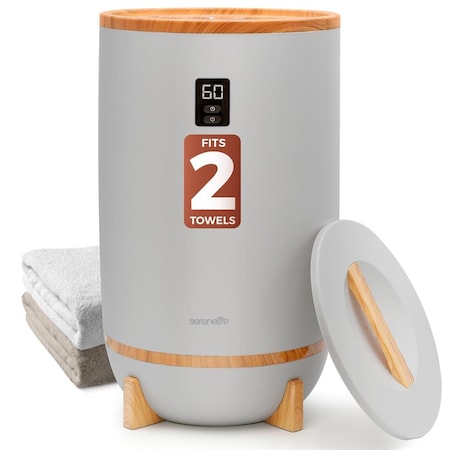 Serenelife Towel Warmers Bucket, with Customized Fragrance for Spa and Bathroom, Luxury Towel Heater Gifts for SLTLW800