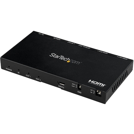 Startech.Com 2-PORT HDMI SPLITTER 1X2 4K W/ SCALER ST122HD20S