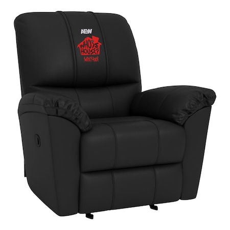 Dreamseat Rocker Recliner with AEW Swerve Strickland Whose House Logo XZ52031CDRRBLK-PSAEW0016