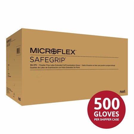 Ansell SafeGrip Latex Gloves – Small, 50 Pack, Textured Grip, Disposable For Cleaning, Automotive, Food Handling