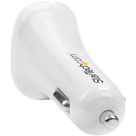 Startech.Com Dual Port USB Car Charger - 24W / 4.8A USB2PCARWHS