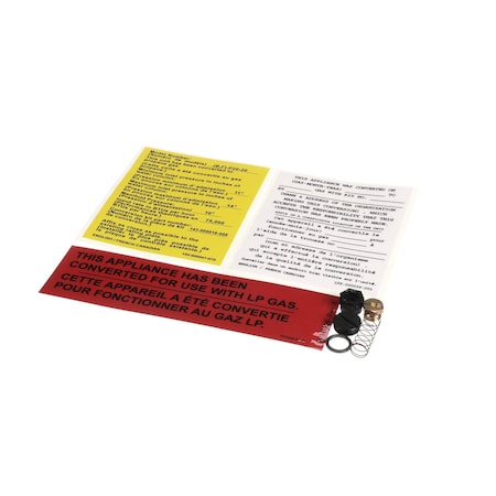 Ultrafryer Conversion Kit, Natural to Propane Gas, P20-20 143-000016-008