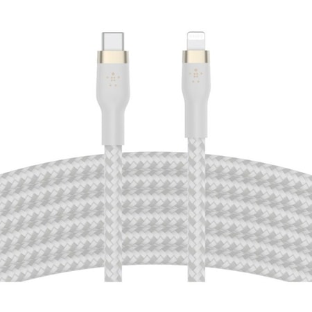 Belkin USB-C TO LTG, BRAID SIL, 3M, WHT CAA011BT3MWH