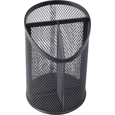 Lorell Mesh Desktop Organizer, Black LLR84140