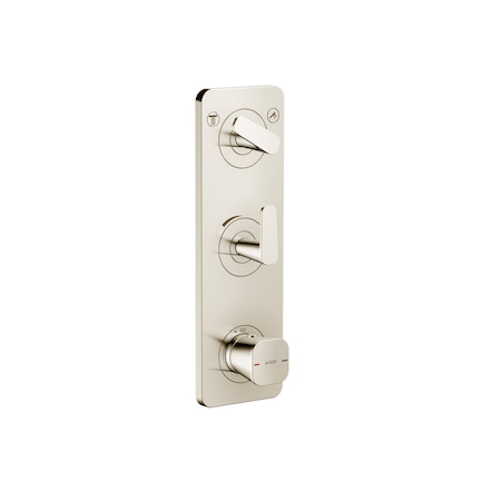 Axor Citterio C Thermostatic Module Trim 15" x 5" for 2 Functions in Polished Nickel 49700831