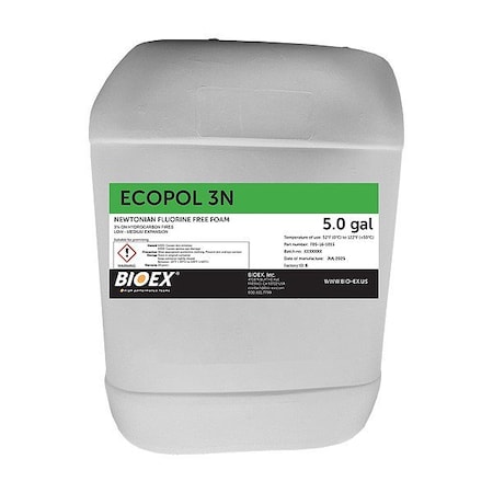 Ecopol 3N Firefighting Foam, 5 gal, Pail F05.16.1015