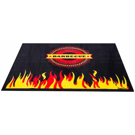 Floortex Door Mat, Nylon Fibres, 0.25 in Thick, Multi-colored, 39 in W x 60 in L FR4BQ3960FL