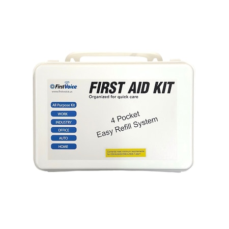 First Voice 2021 ANSI Standard First Aid Kit (10-25 People) ANSI-2021-CLASS-A