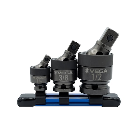 Vega Universal Joint Impact Socket Adapter Set - 3pc U123EP