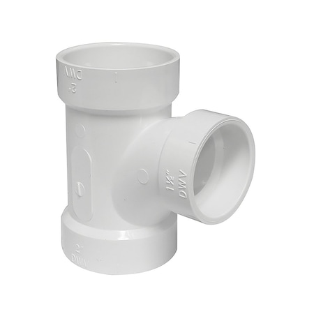Thrifco Plumbing 1-1/2" PVC DWV Sanitary Tee 6752151